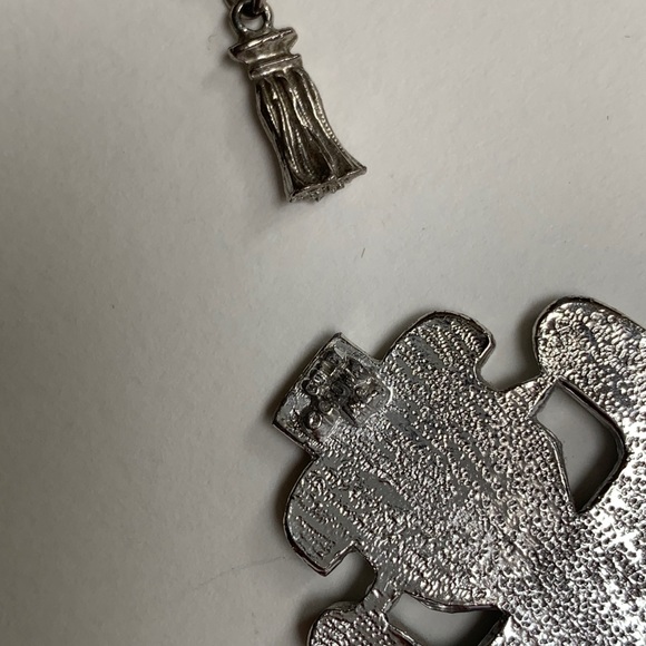 Vintage Rainbow Man 70s Enamel Pendant - Picture 7 of 8